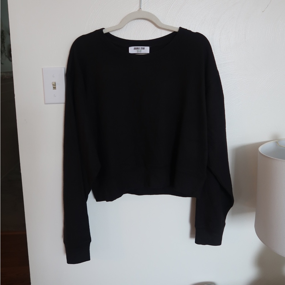 Double Zero Cropped Long Sleeve Top